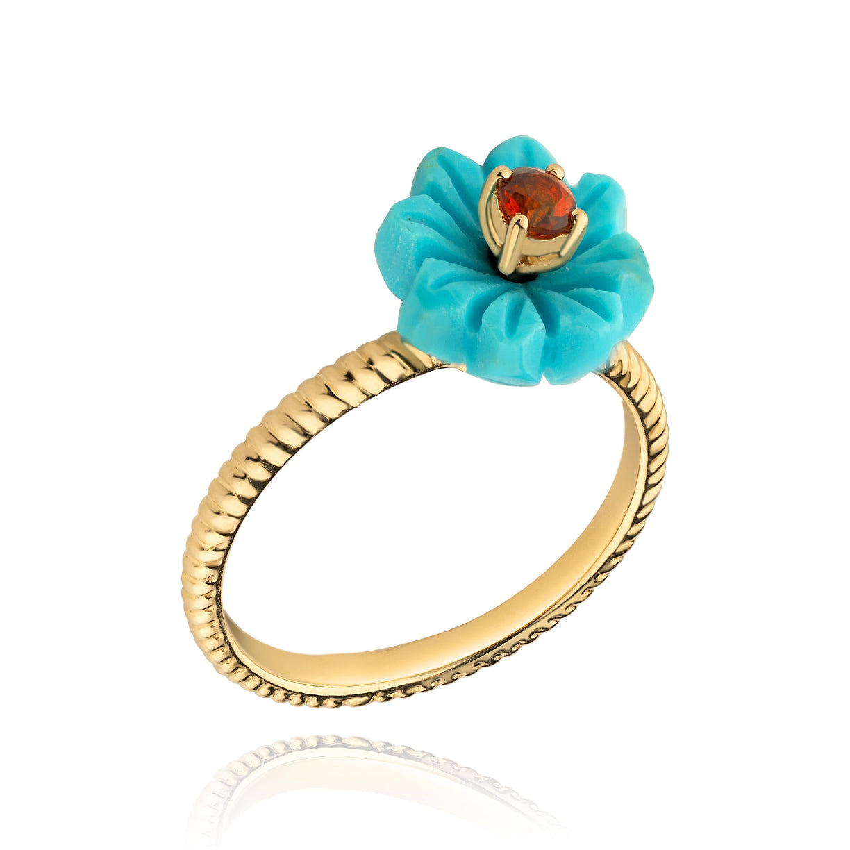 Turquoise Paquerette ring
