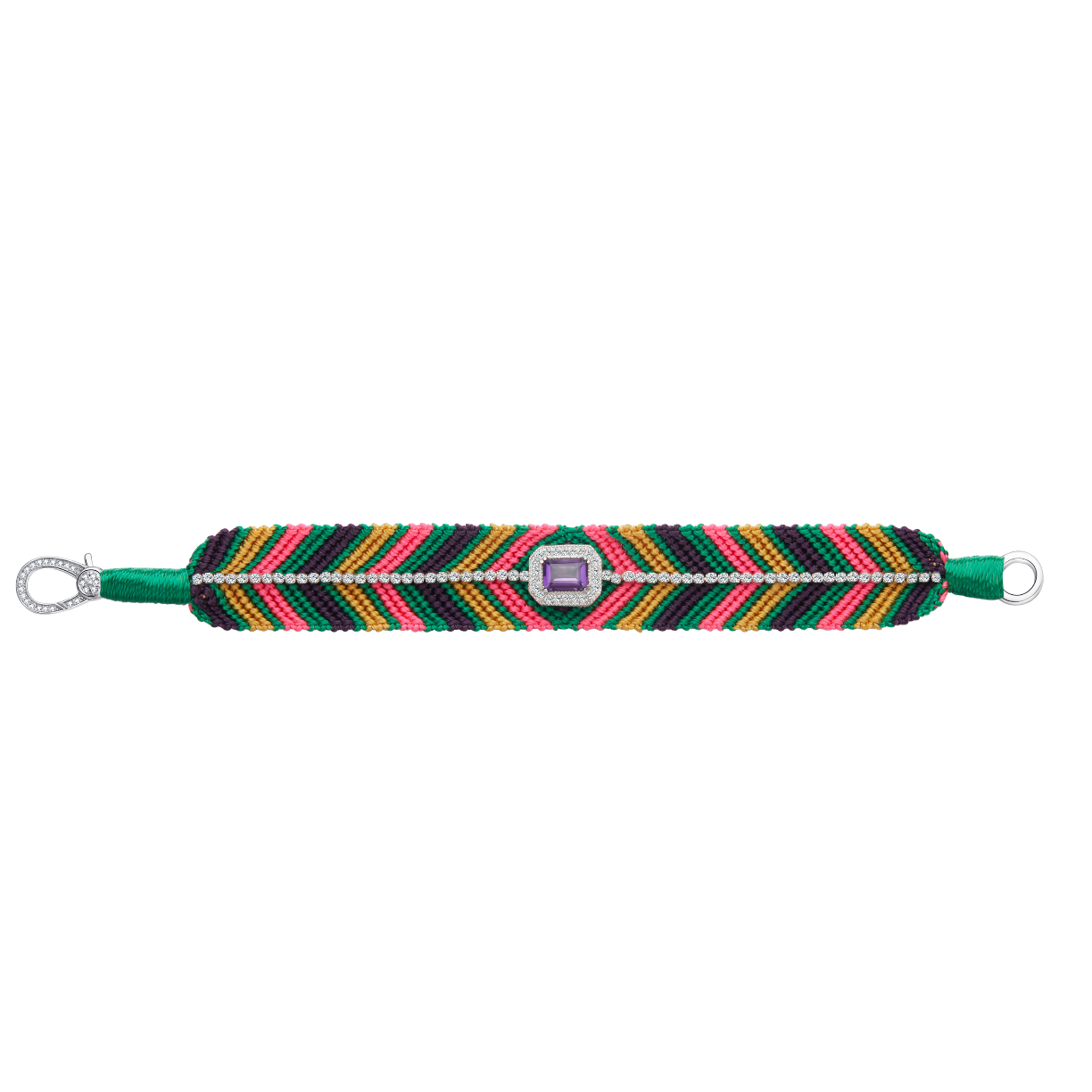Bracelet Biggie Green - Amethyst