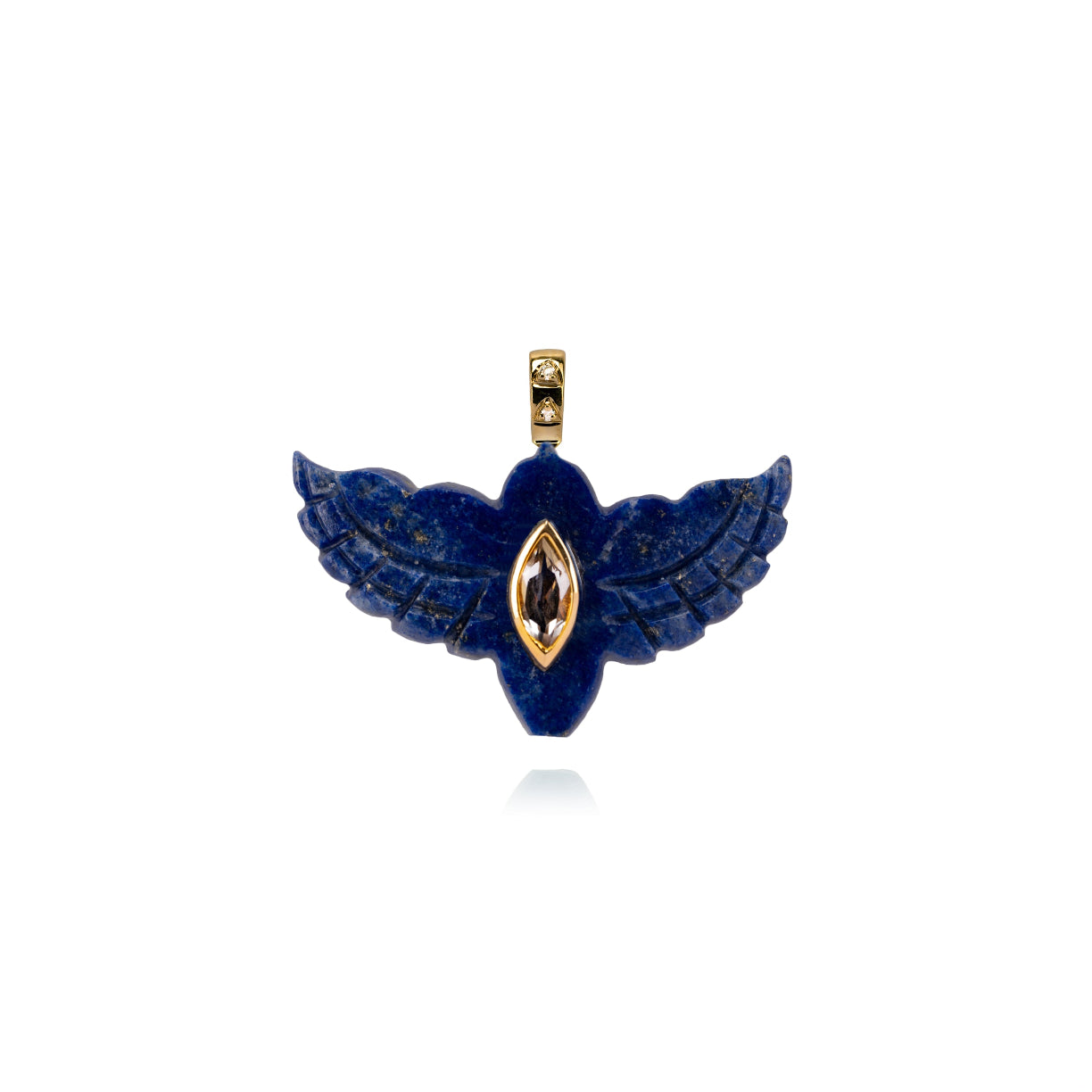 Lapis Bird Pendant