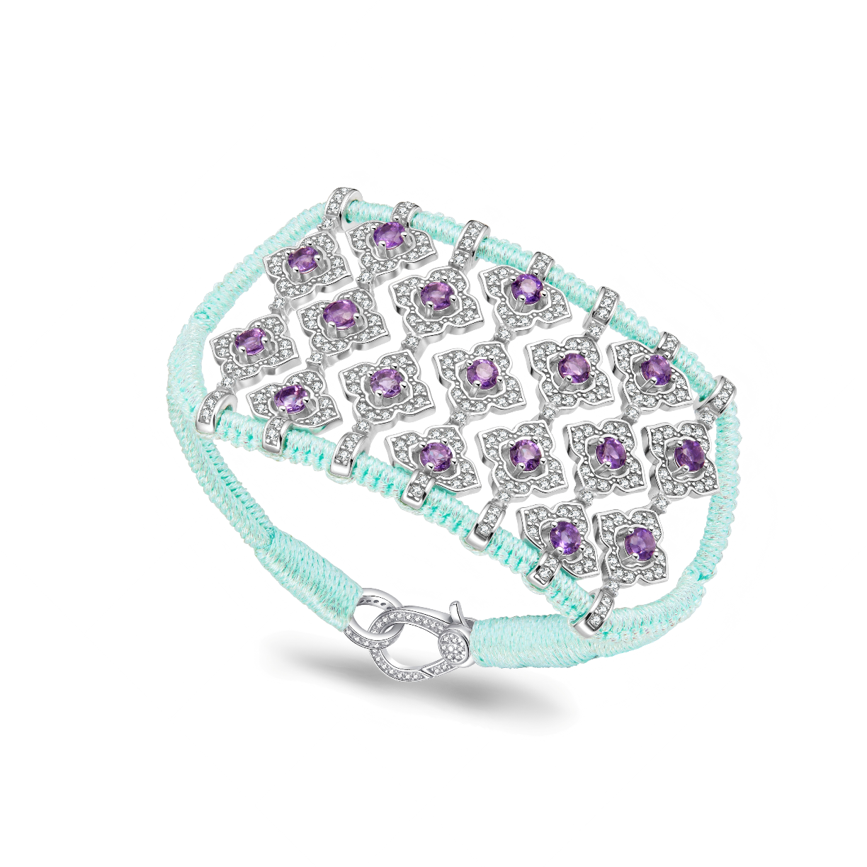 Brasilia Water bracelet - Amethysts