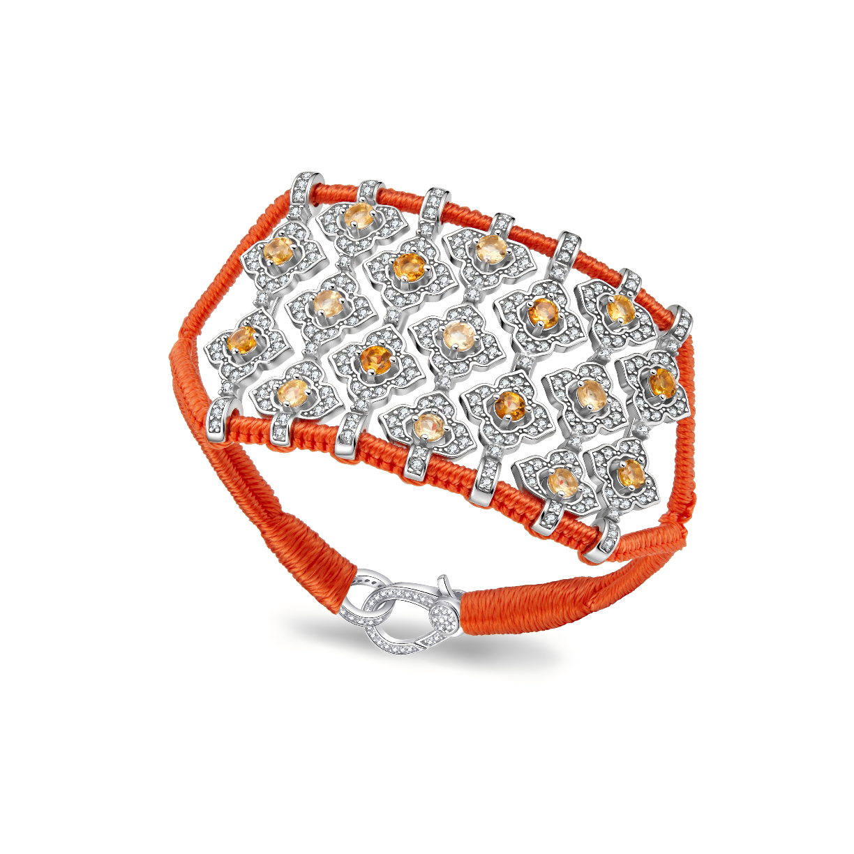 Brasilia Orange bracelet - Citrines