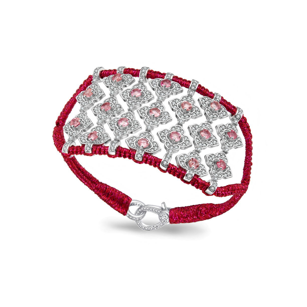 Brasilia Cherry bracelet - Tourmalines