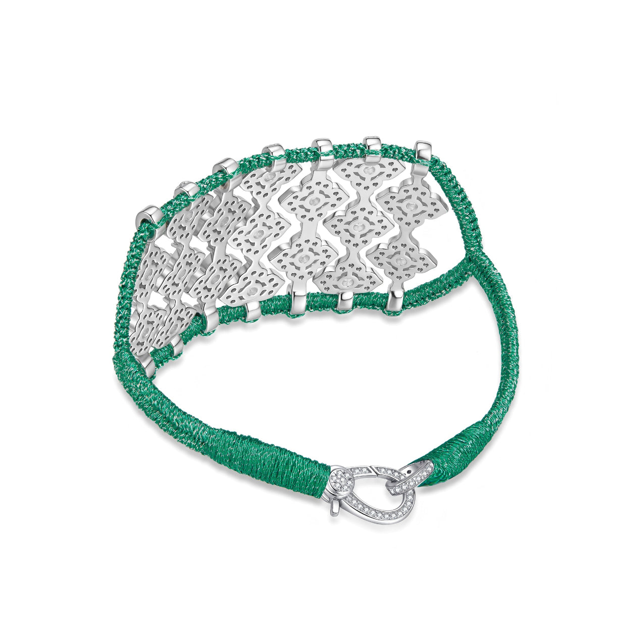 Bracelet Brasilia Emerald - Zircons
