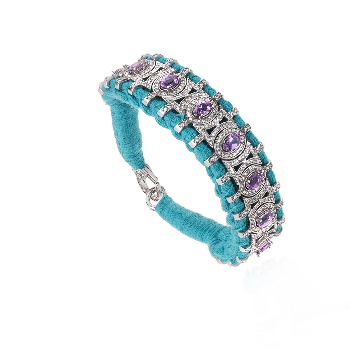 Sao Paulo Turquoise and Amethysts bracelet