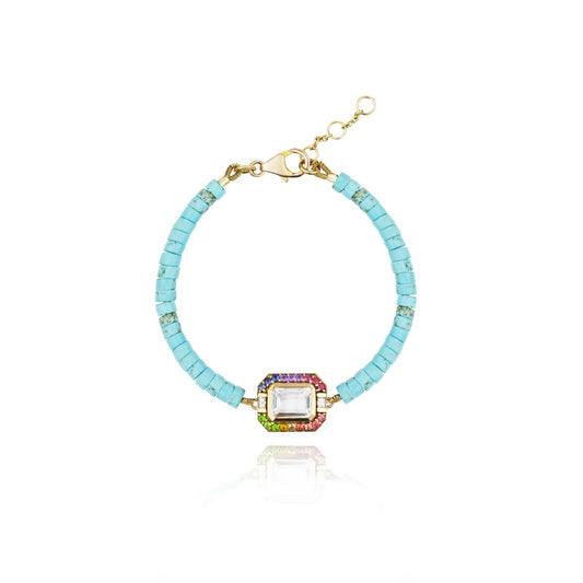 Bracelet Hervine turquoise