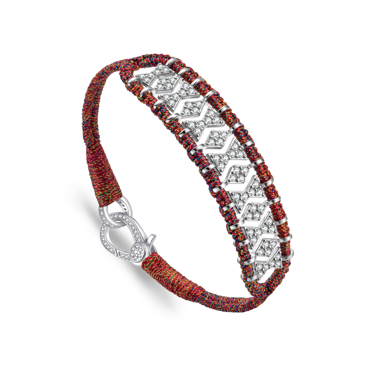 Bracelet Buzios rouge shanti