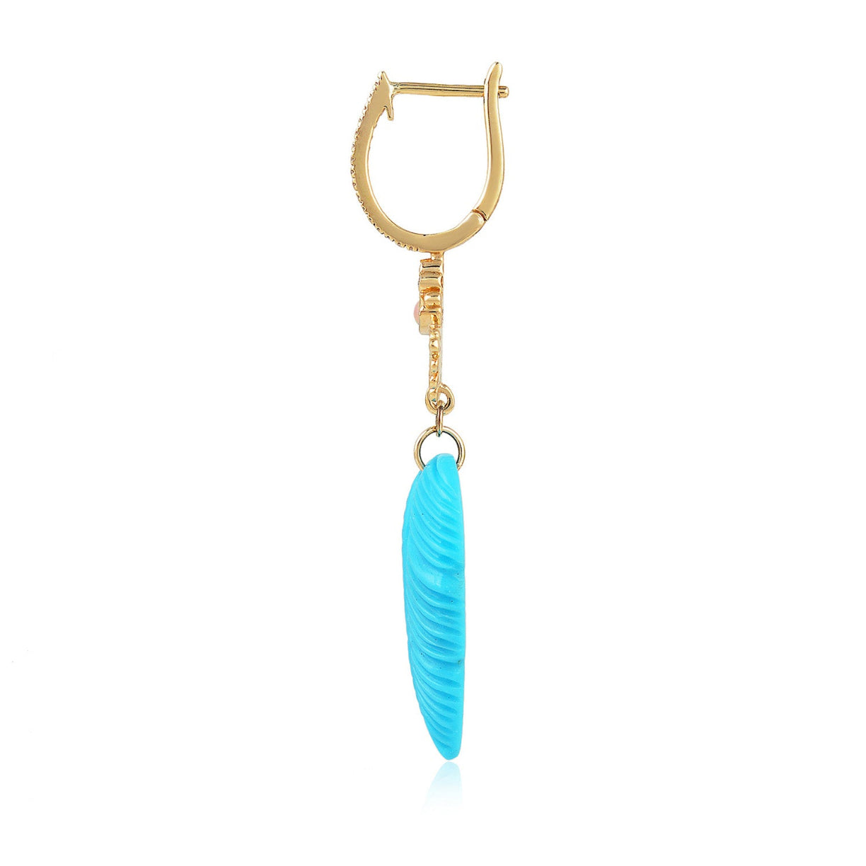 Boucle d'oreille Cleopatra Turquoise