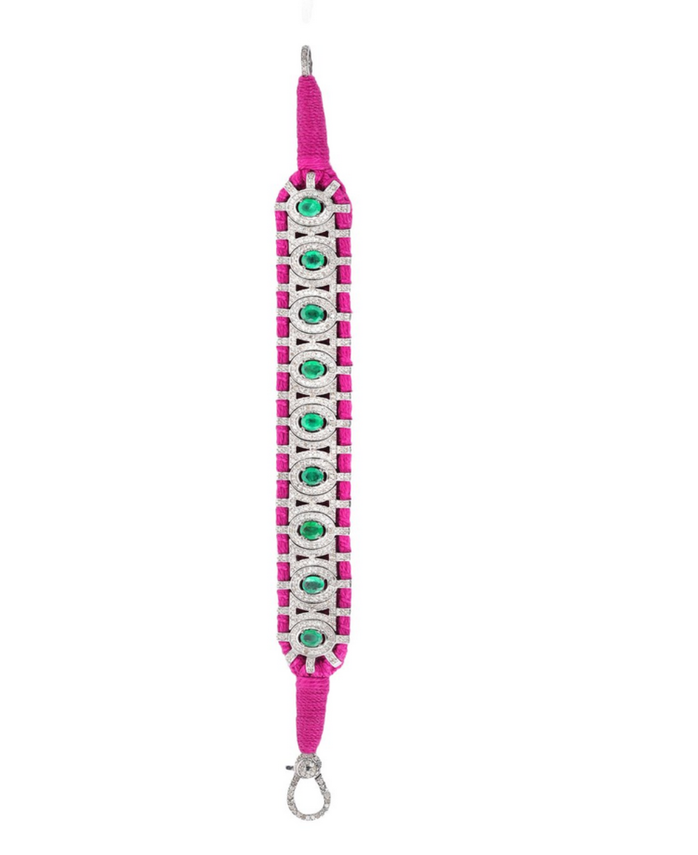 Sao Paulo Rani and Emeralds bracelet