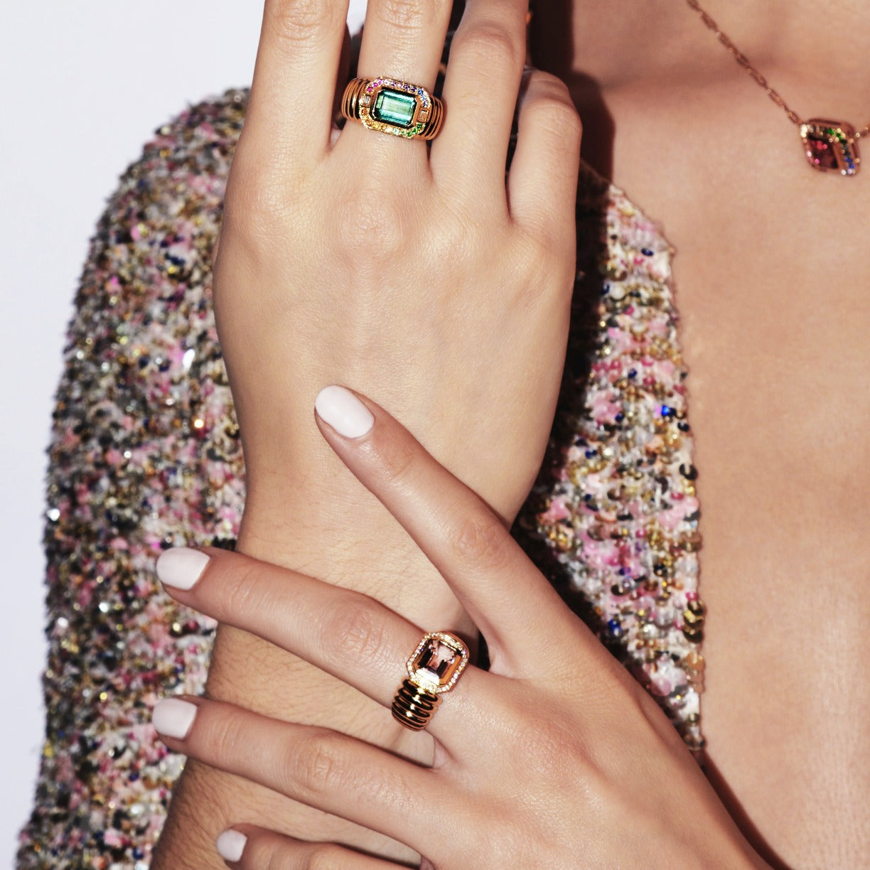 bague marly or, citrine