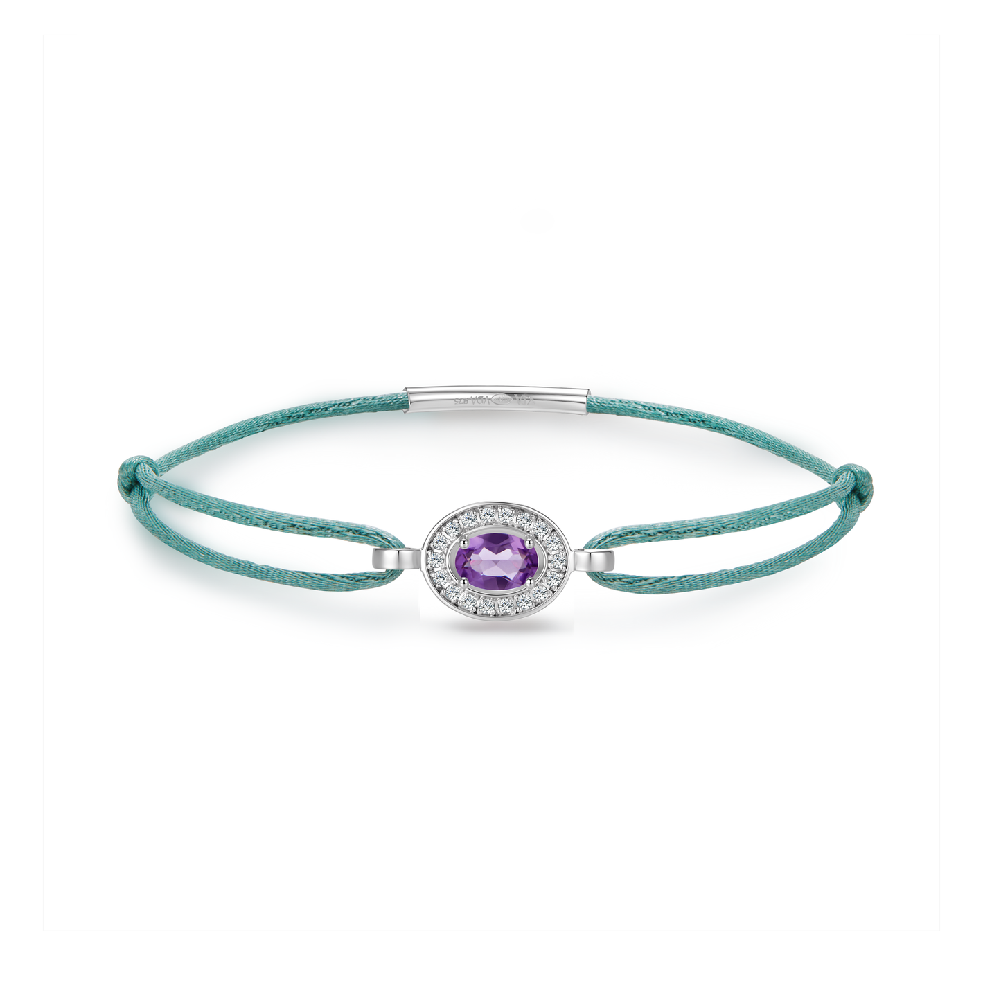 Céladon forever bracelet - amethyst