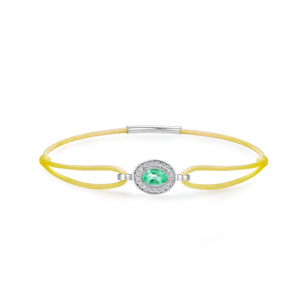bracelet forever paille - émeraude