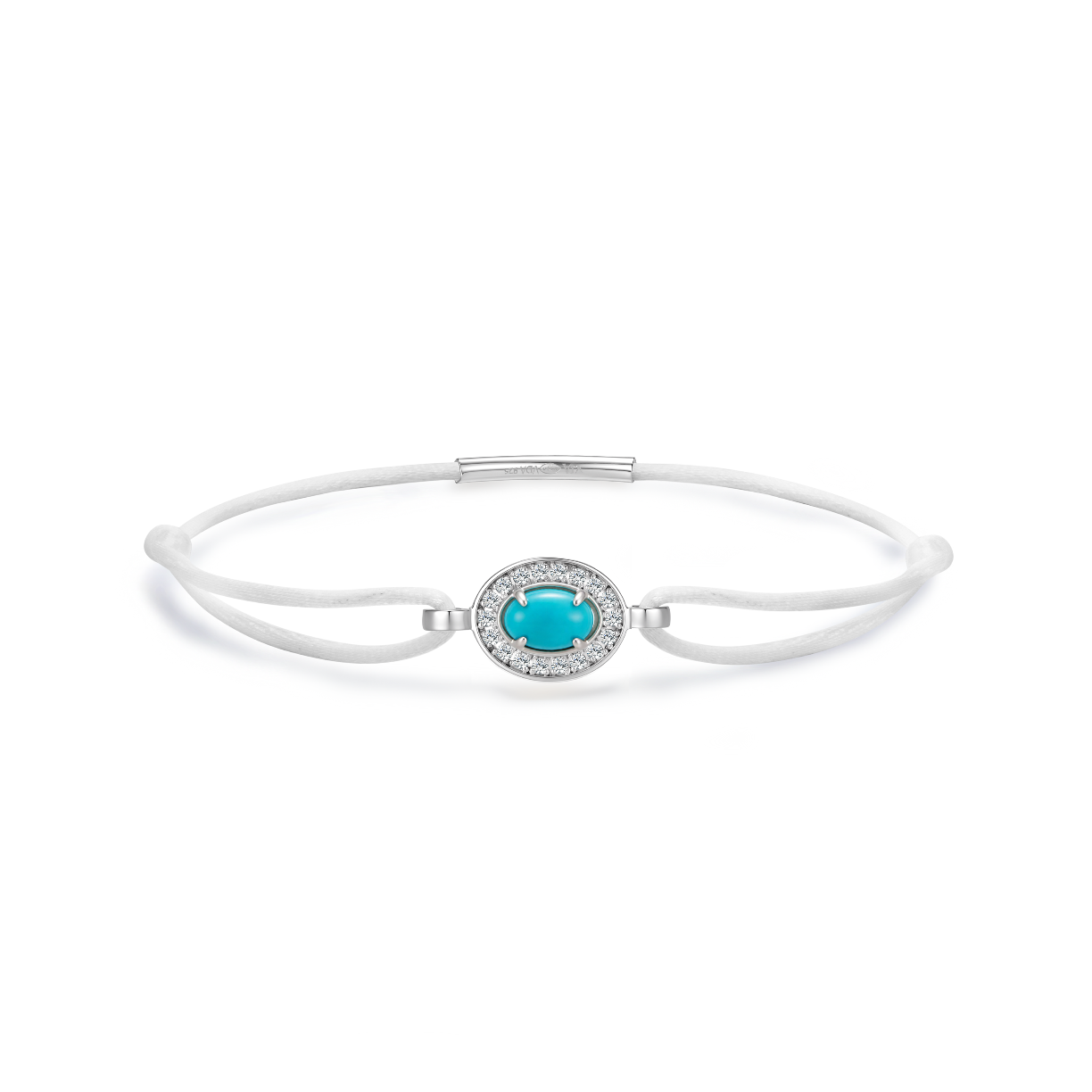 White forever bracelet - Turquoise