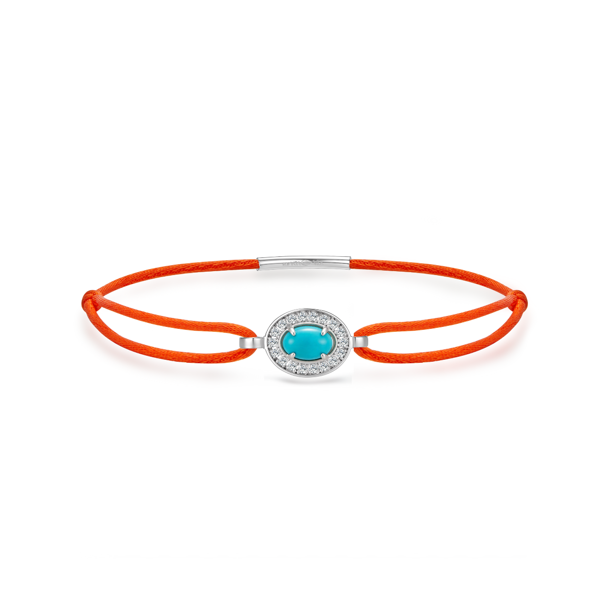 neon-orange forever bracelet - Turquoise