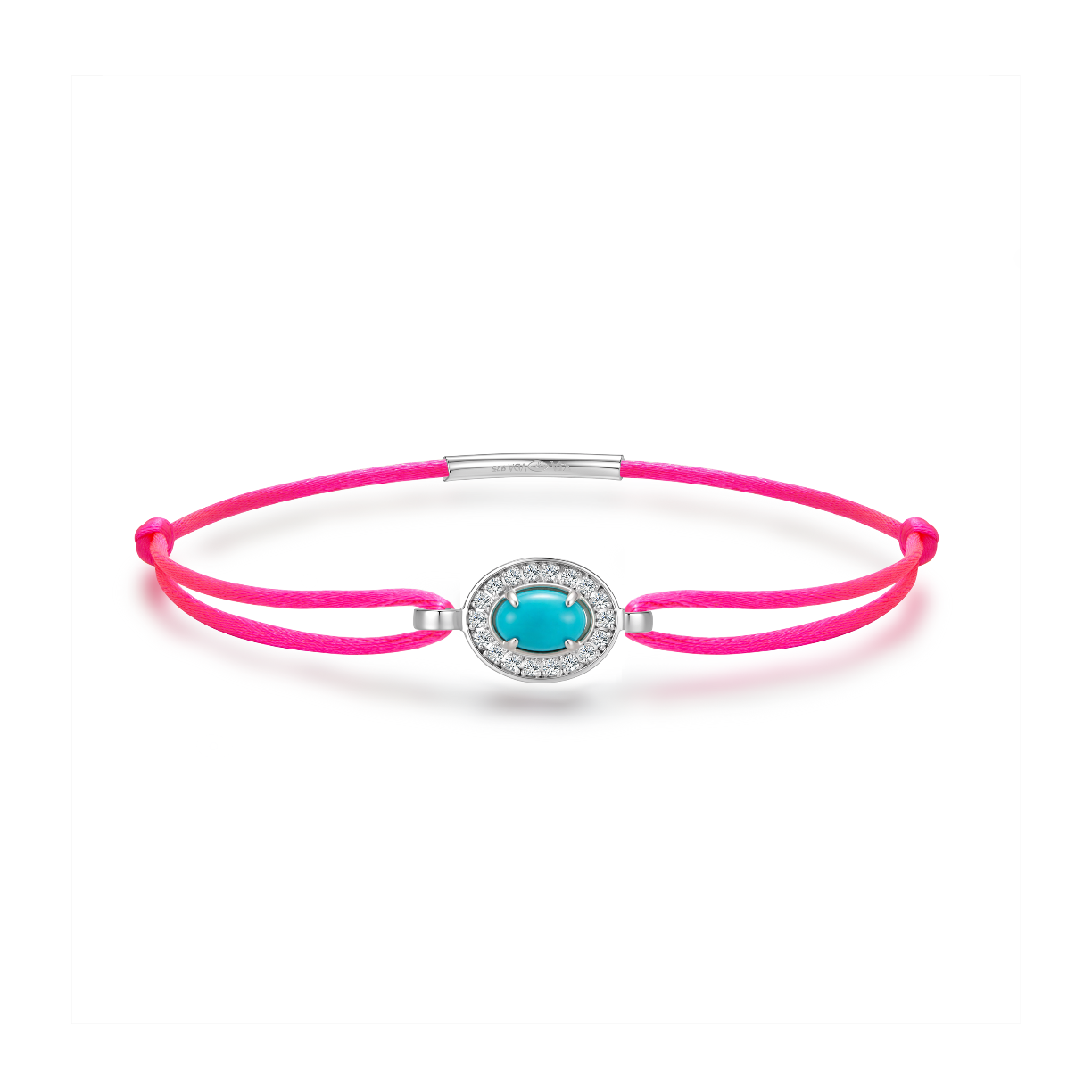 neon-pink forever bracelet - Turquoise