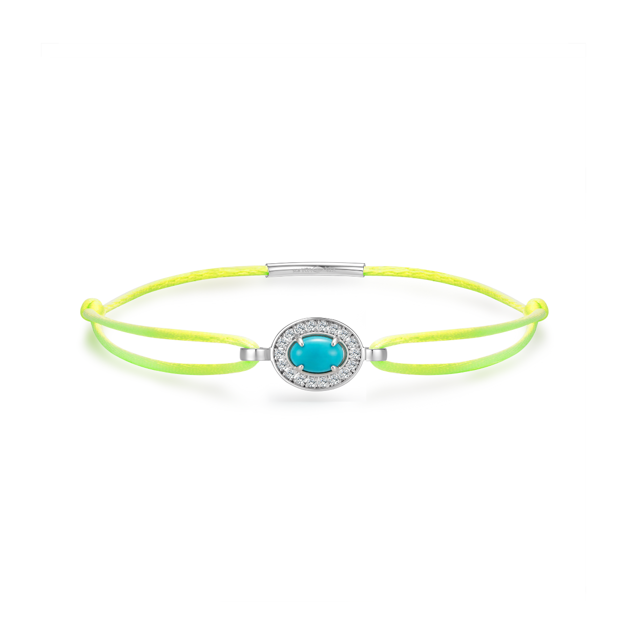 neon-yellow forever bracelet - Turquoise
