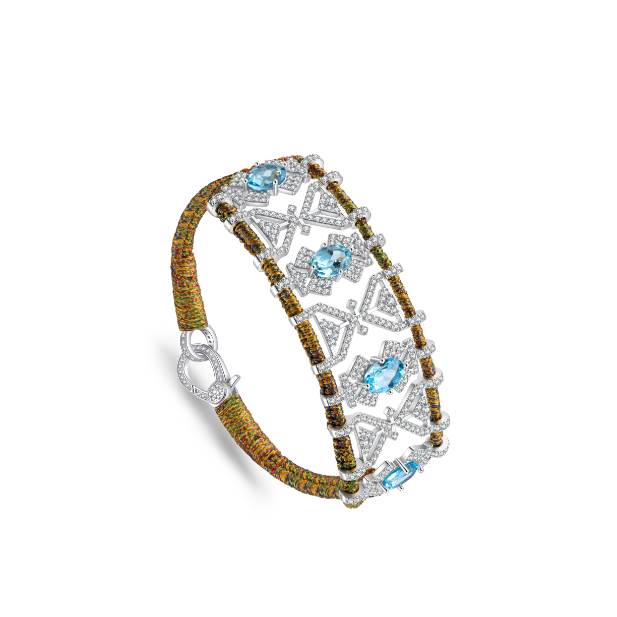 Bracelet Fortalezza yellow shanti - Topazes