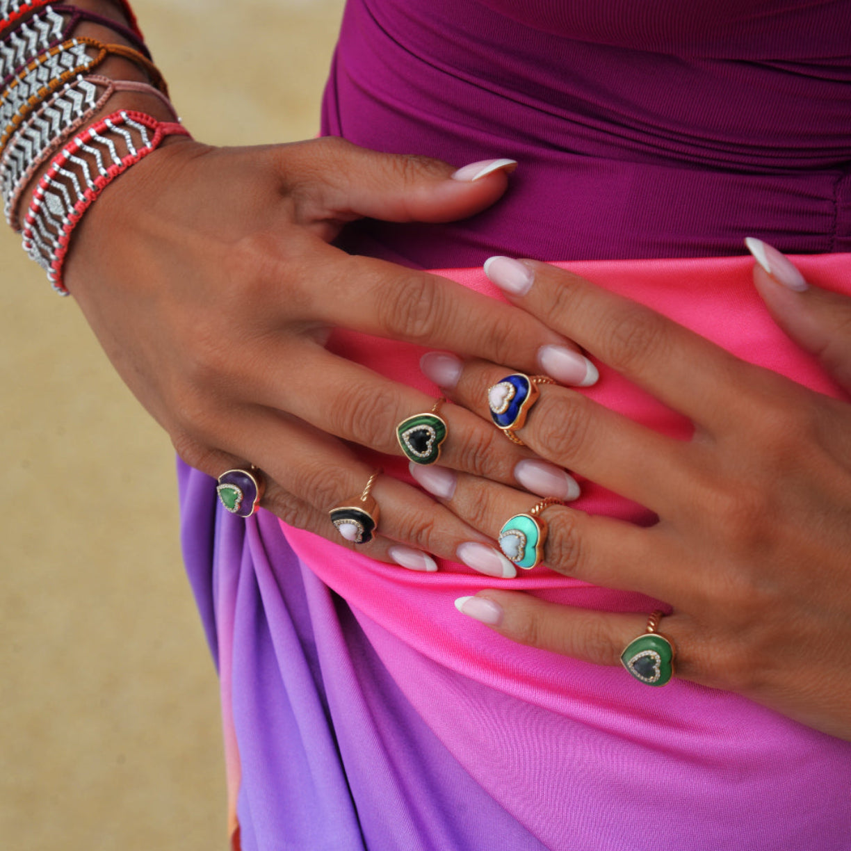Chrysoprase Miamor ring