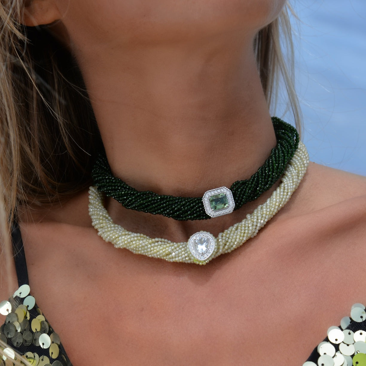 Tornado Yellow Necklace