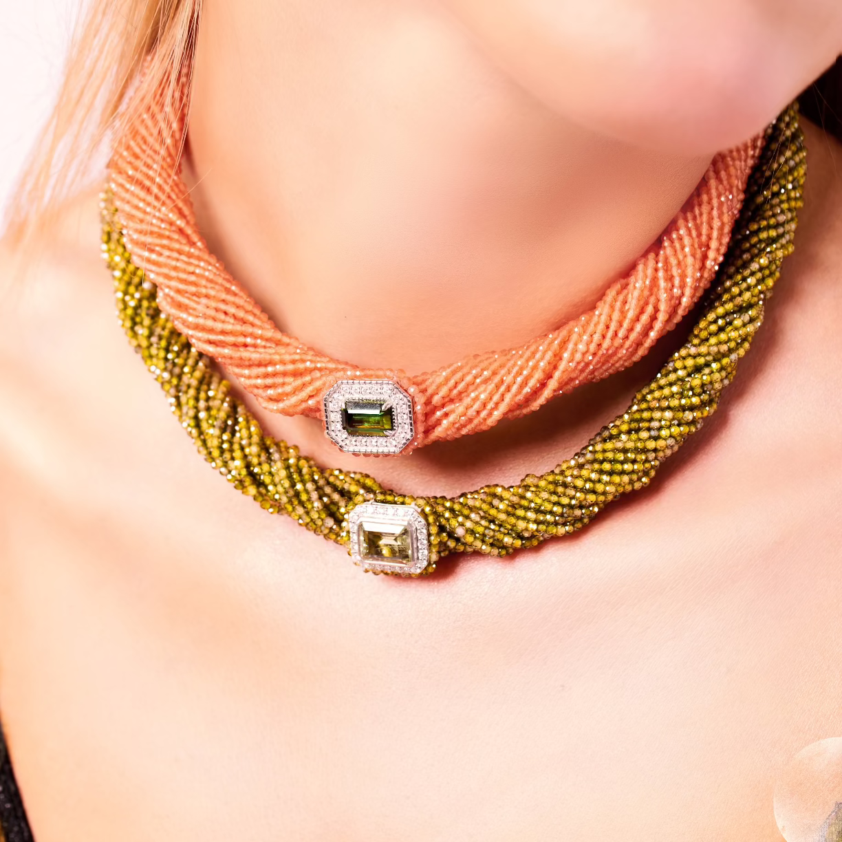 Tornado Lime Necklace