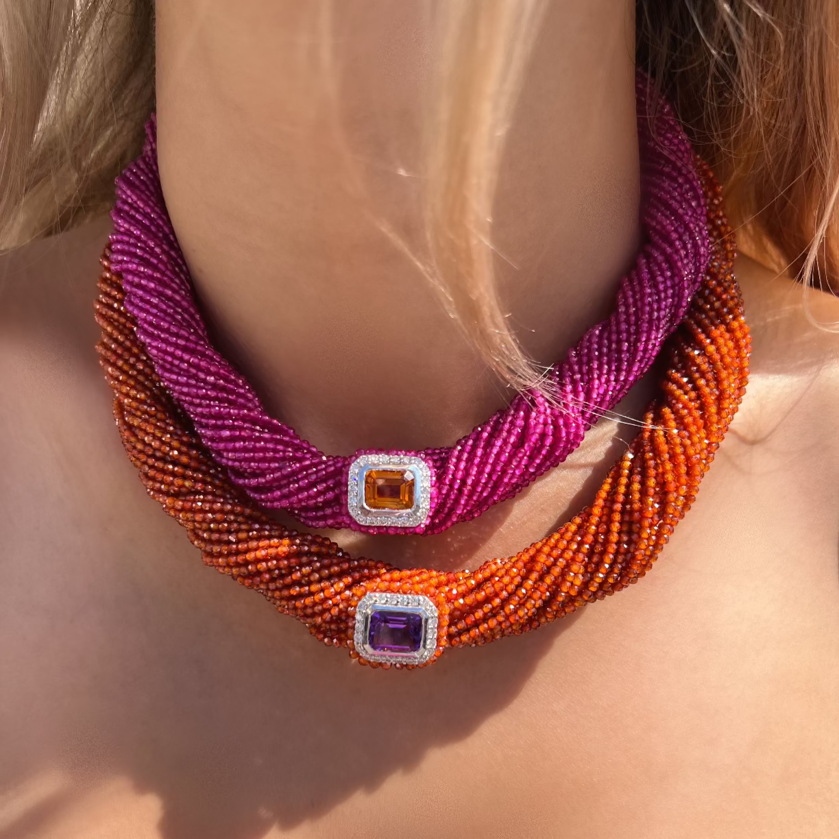 Tornado Terra Necklace - Amethyst