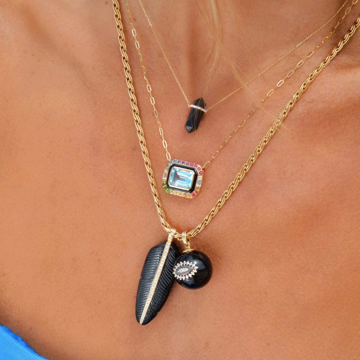 sunny coral necklace