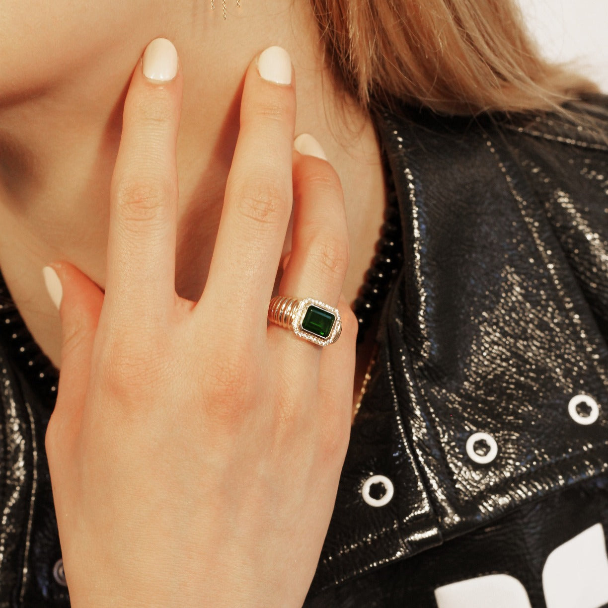 Bague Marly Or, Diopside