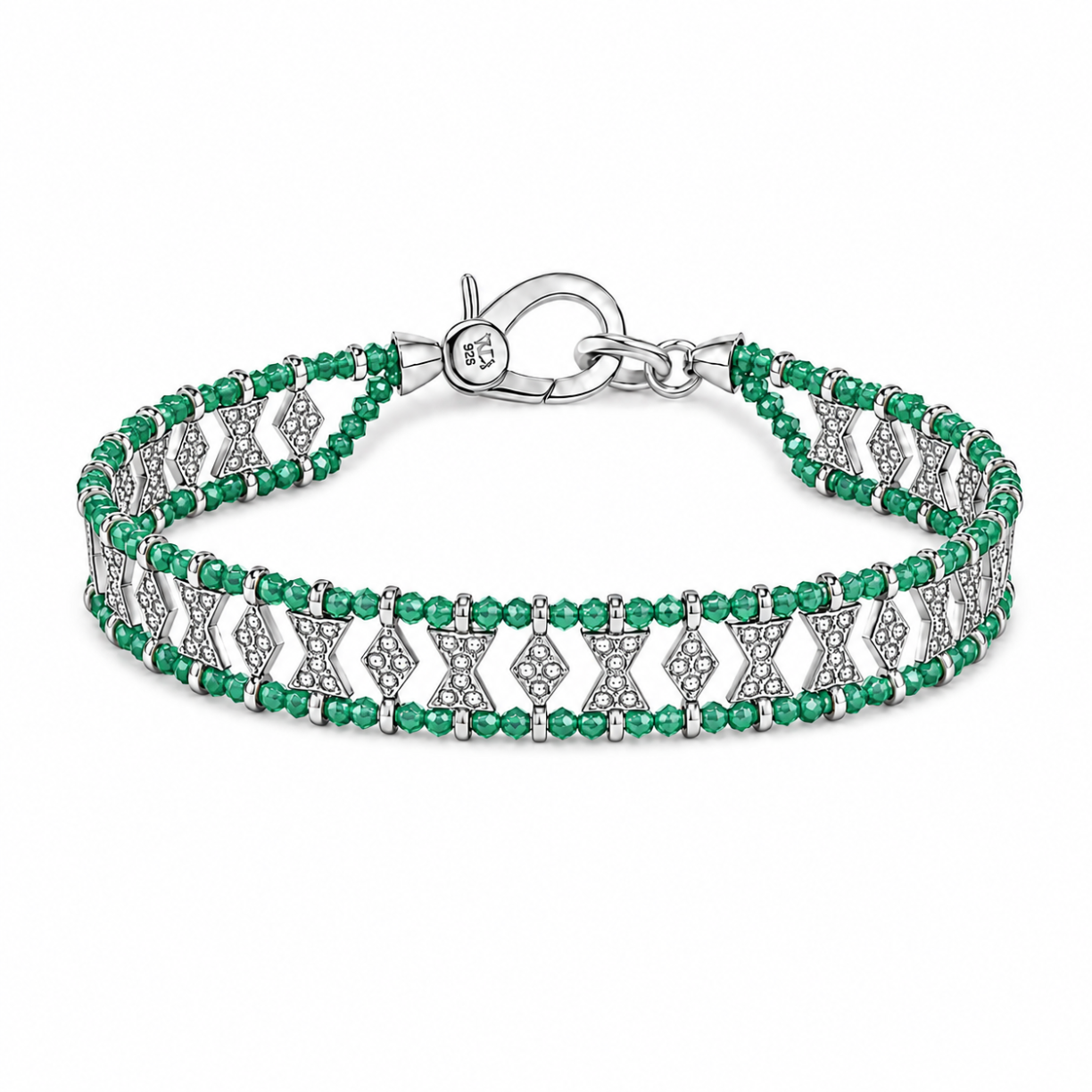 Janebeady Emerald bracelet