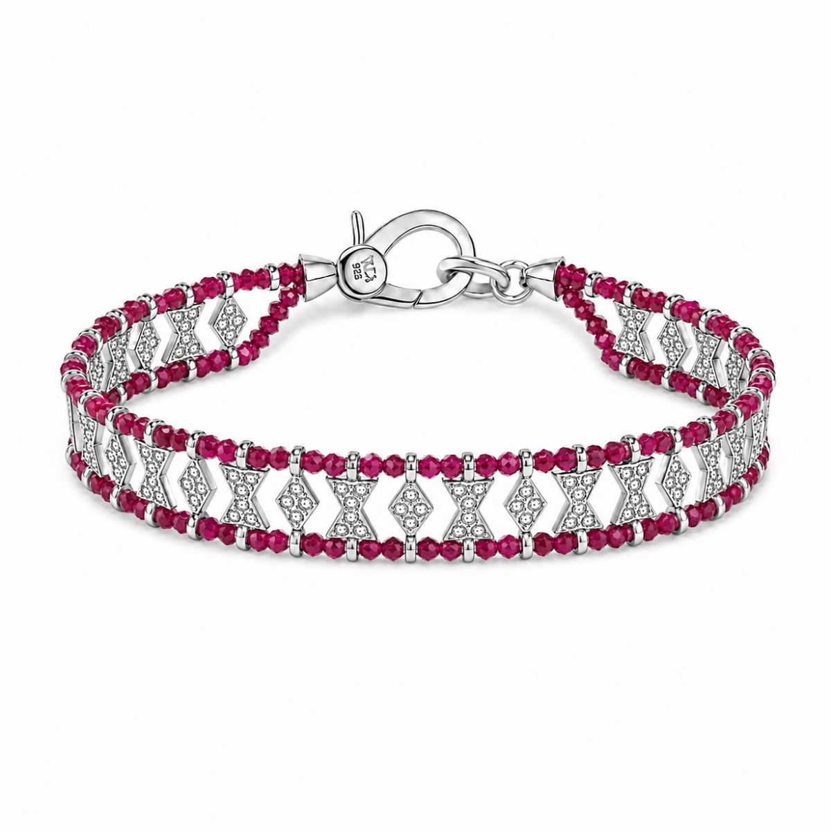 Janebeady Rubellite bracelet