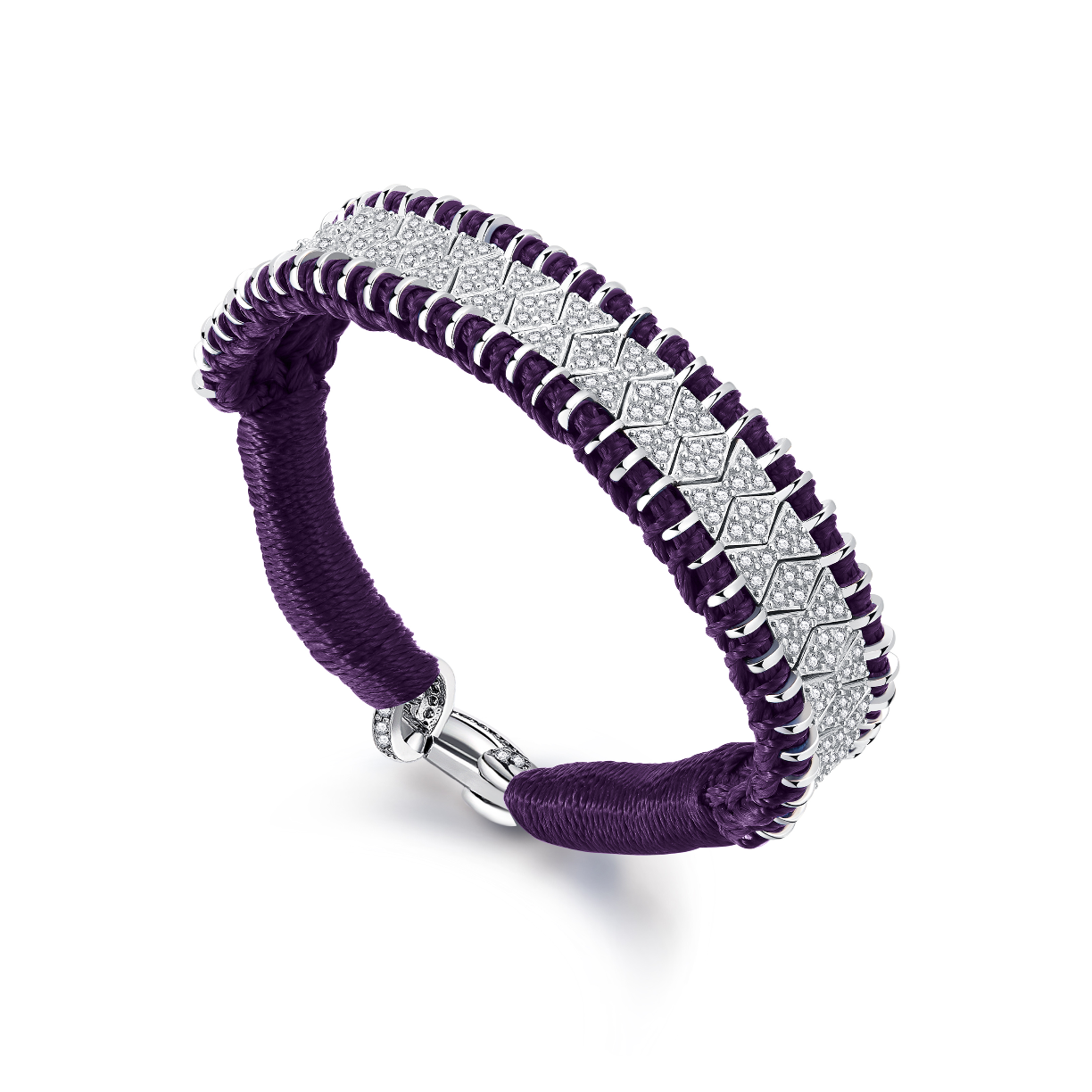 Janeiro eggplant bracelet