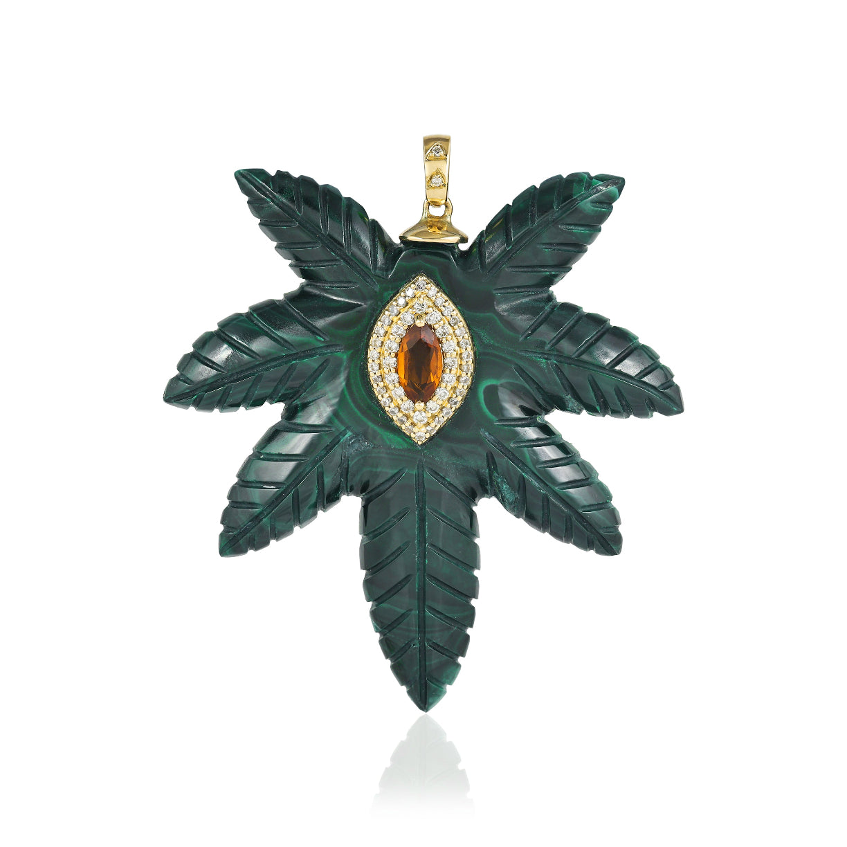 Pendentif Kana Malachite