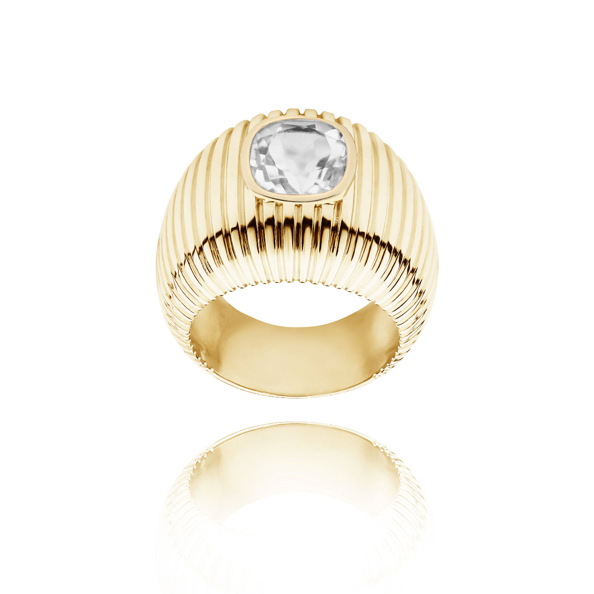 Bague Michelle Cristal taille coussin