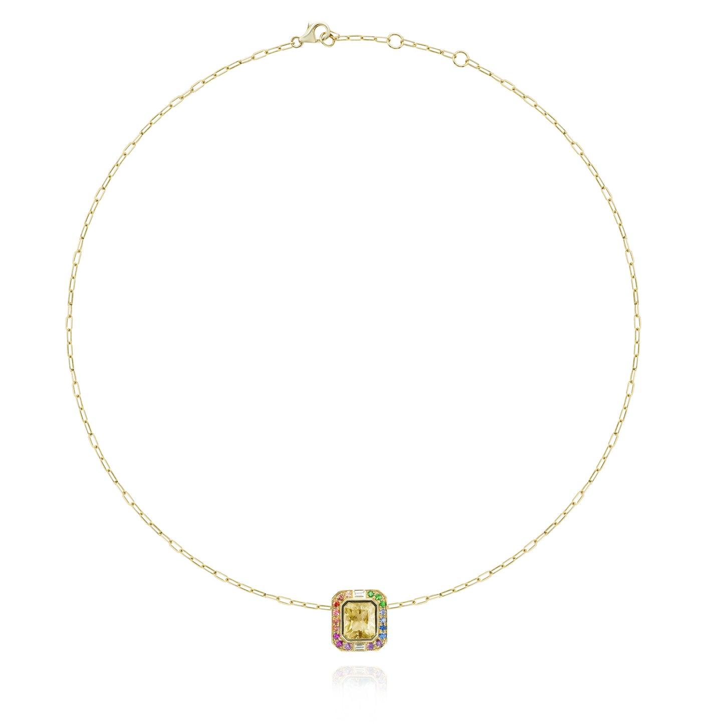 Margareth citrine necklace
