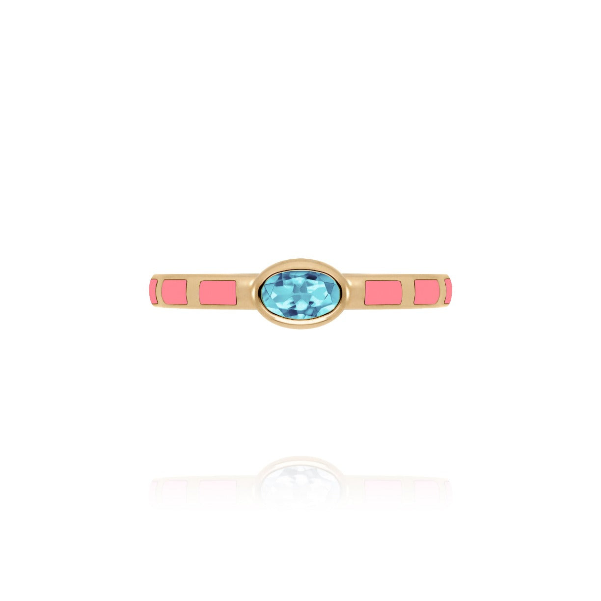 Marnie neon-Coral ring
