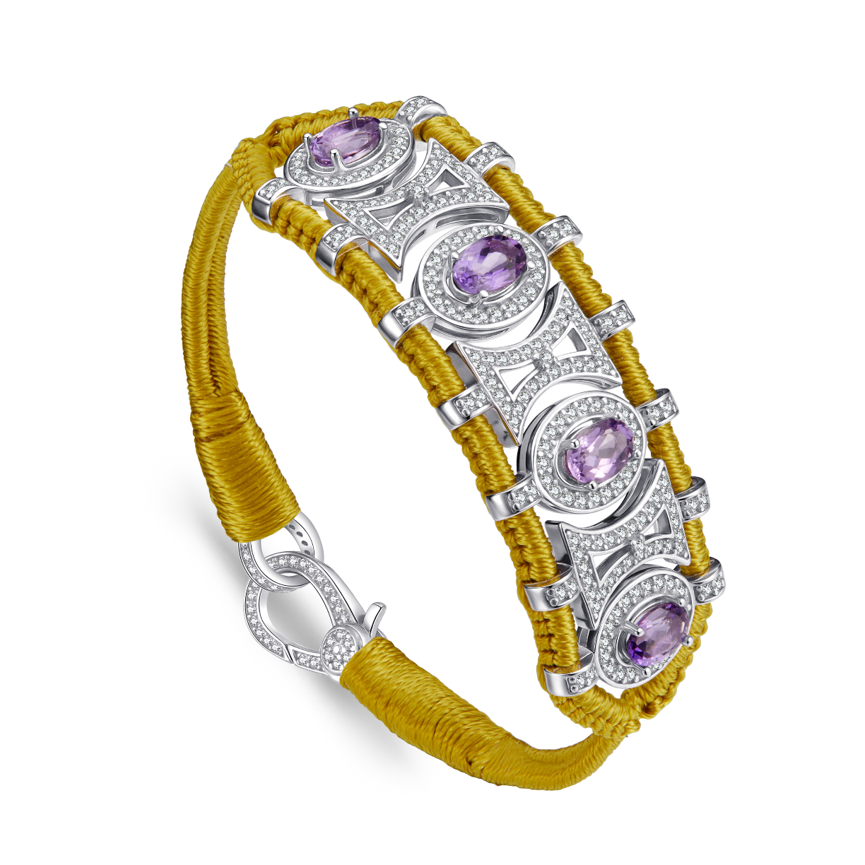 Bracelet Olinda Mordor - Améthystes