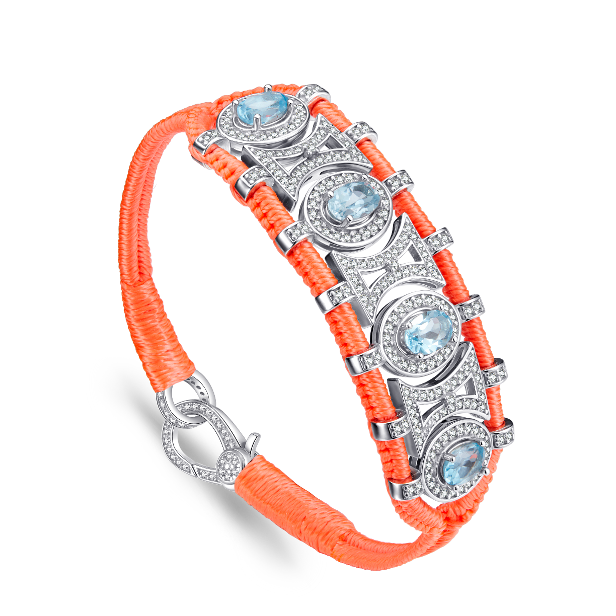 Bracelet Olinda neon flash - émeraudes