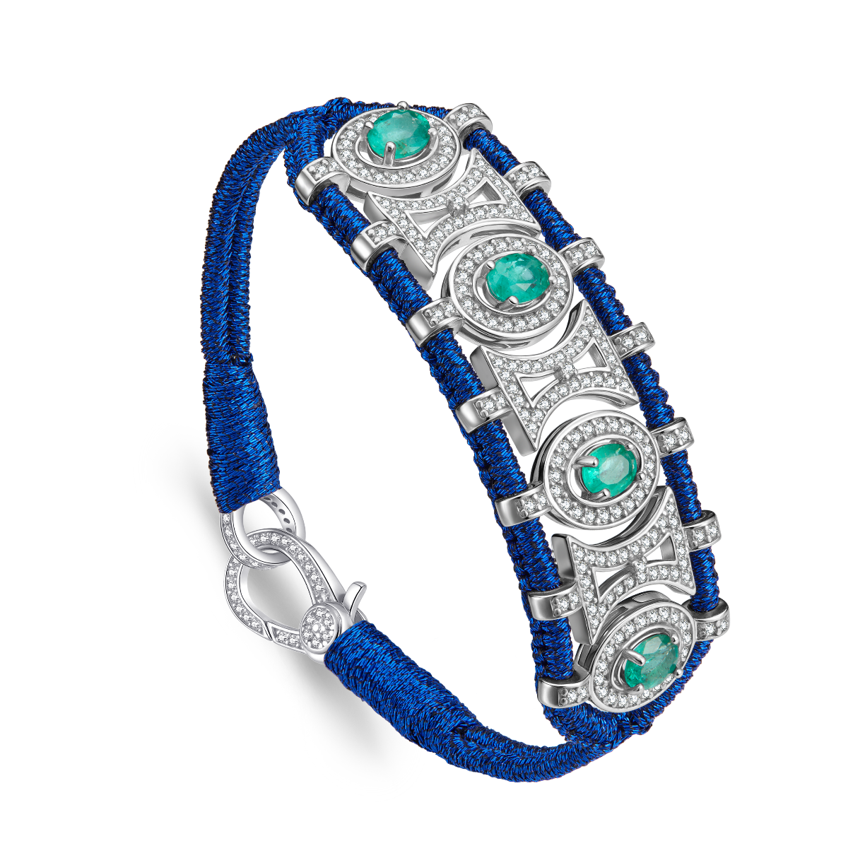 Olinda night bracelet - Emeralds