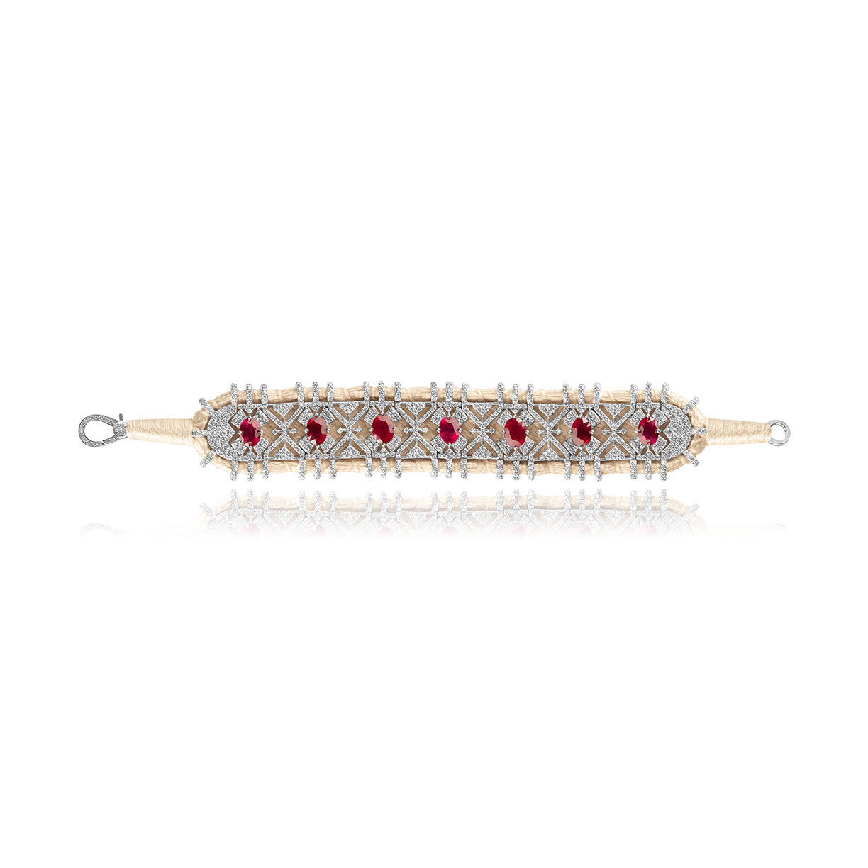 Vanilla Palmas bracelet - Ruby