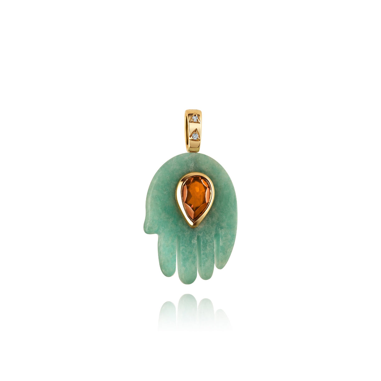 Pendentif Main Amazonite