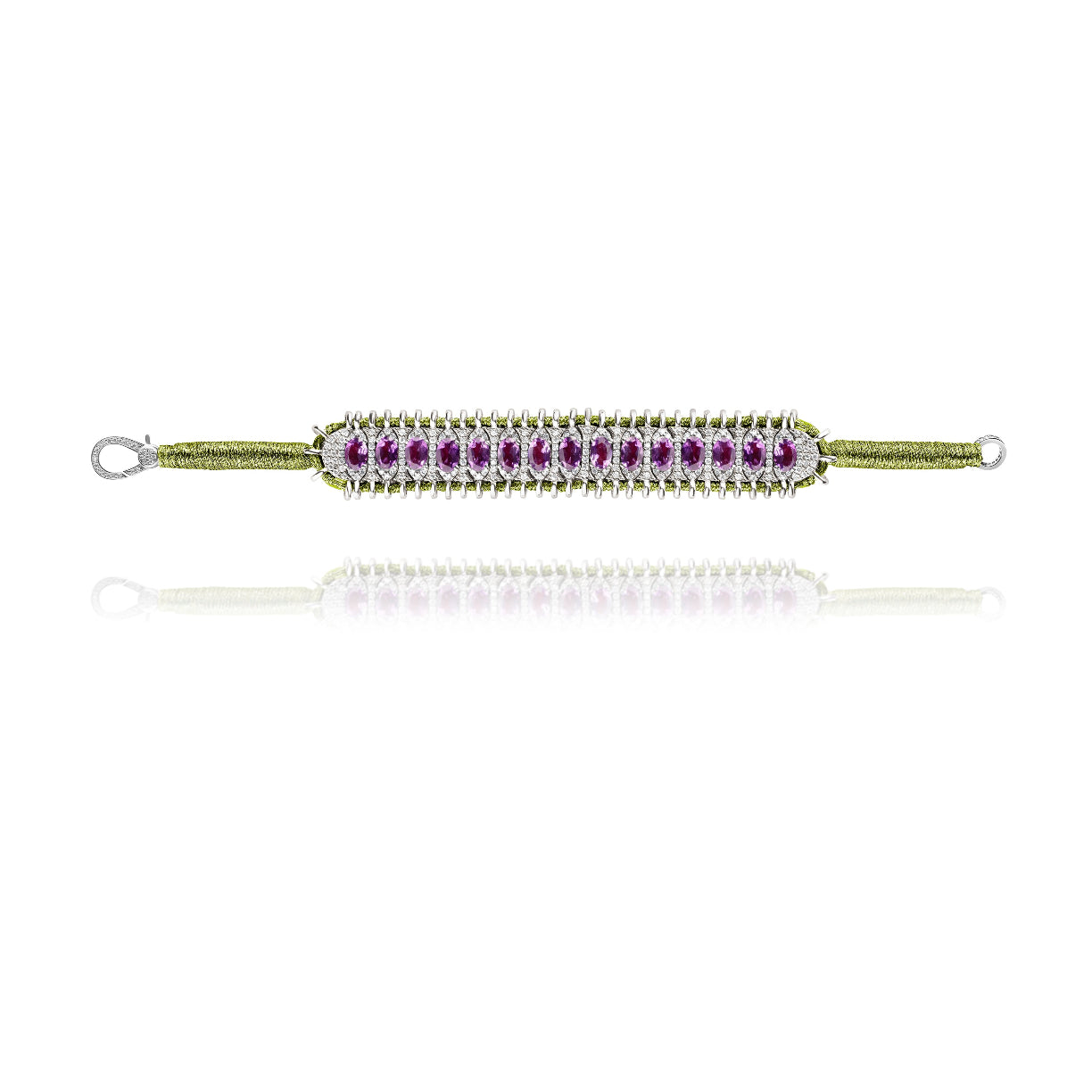 Santos Lime bracelet - Amethyst