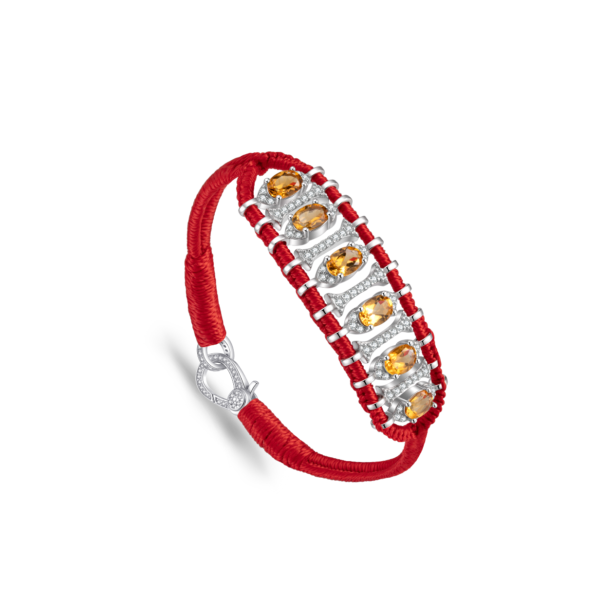 Teresina red bracelet - Citrine