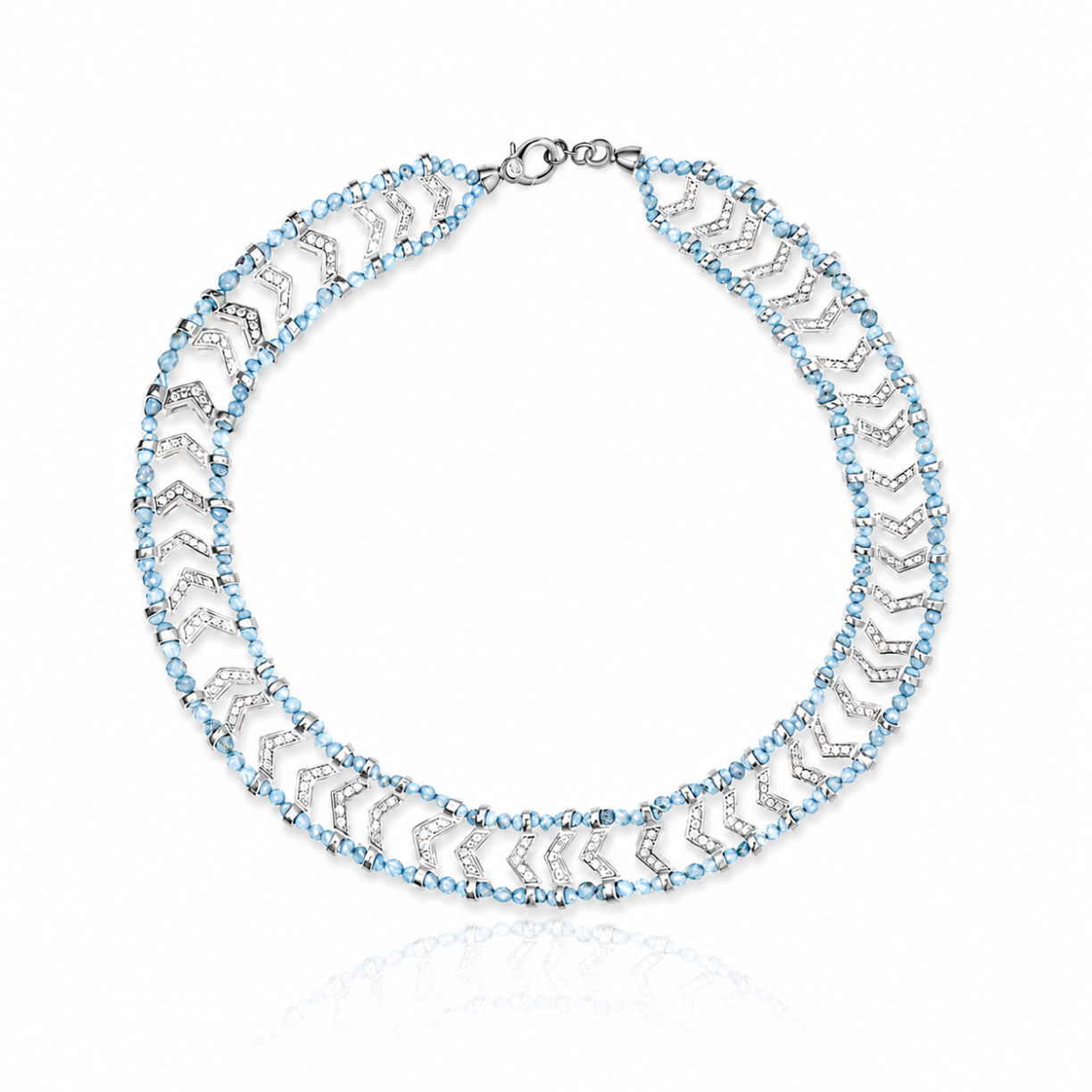 Parabeady Topaz necklace