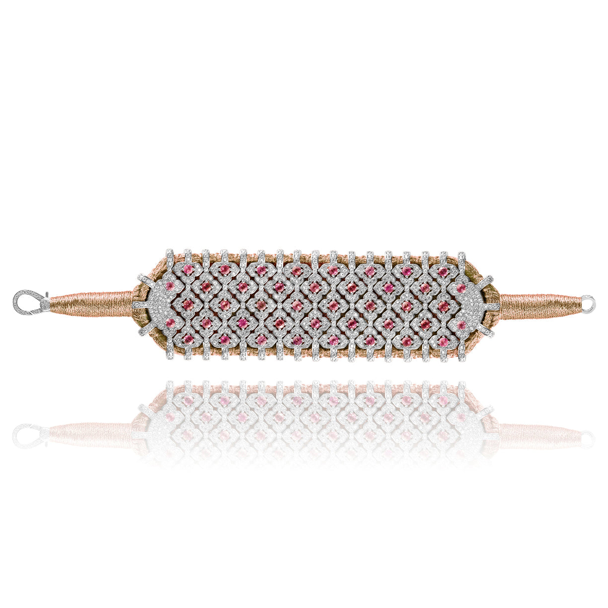 Bahia Brass bracelet - Tourmaline
