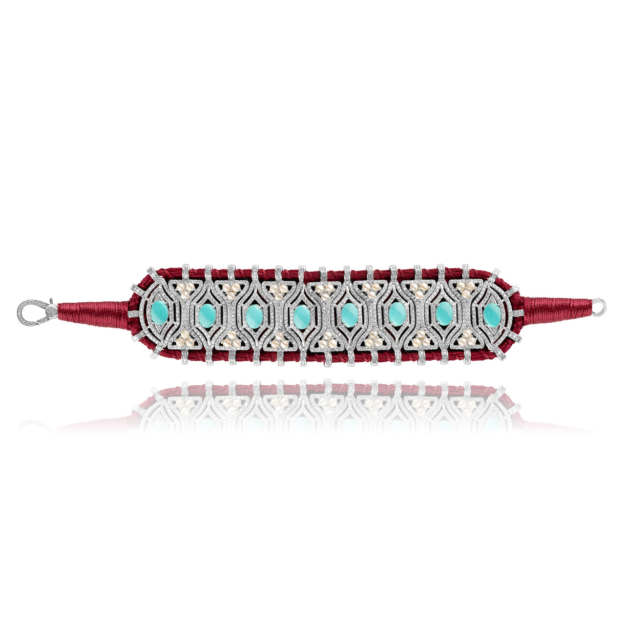 Bracelet Horizonte Vignes - Turquoise
