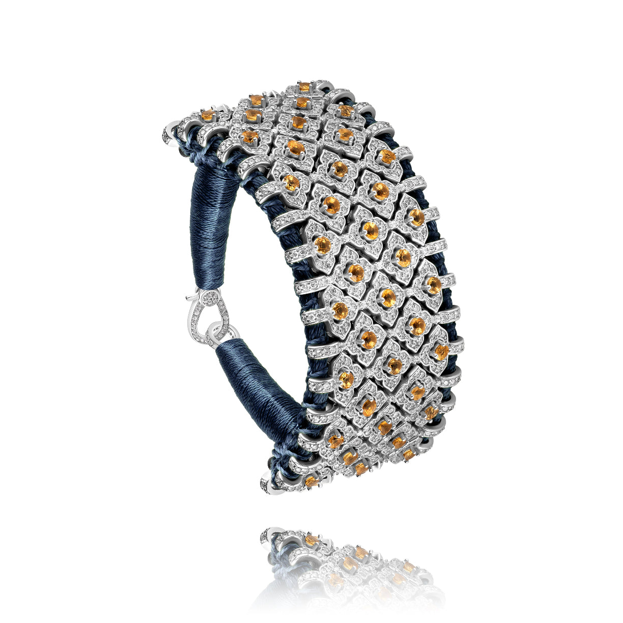Bracelet Bahia Navy - Citrine