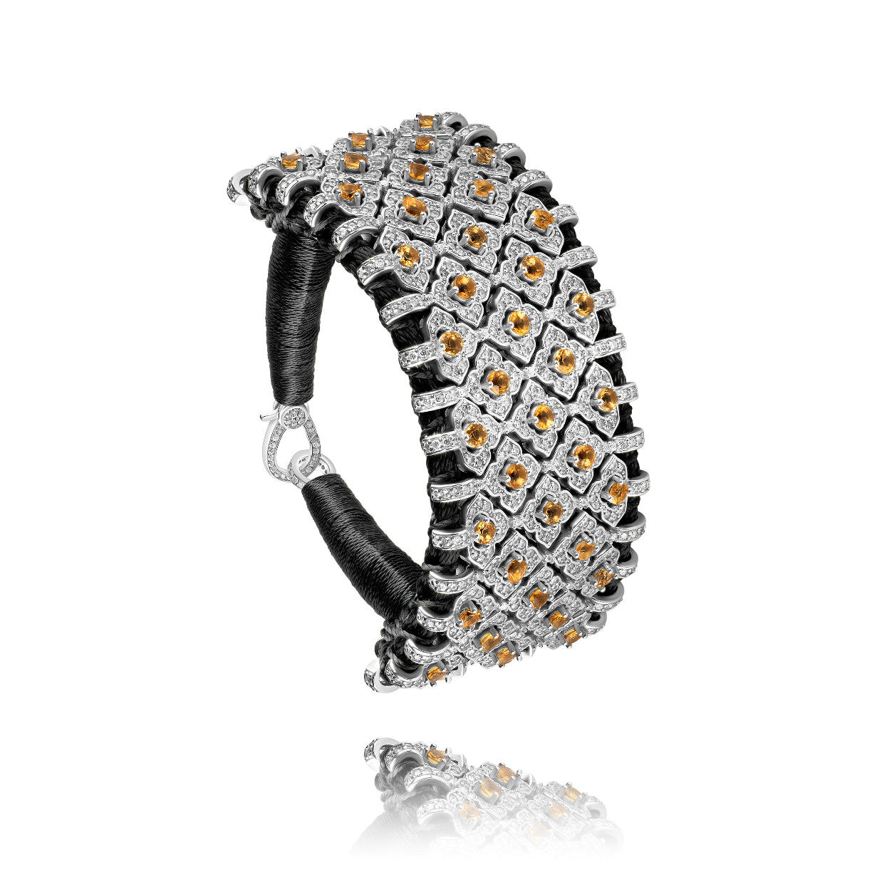 Bahia Black bracelet - Citrine