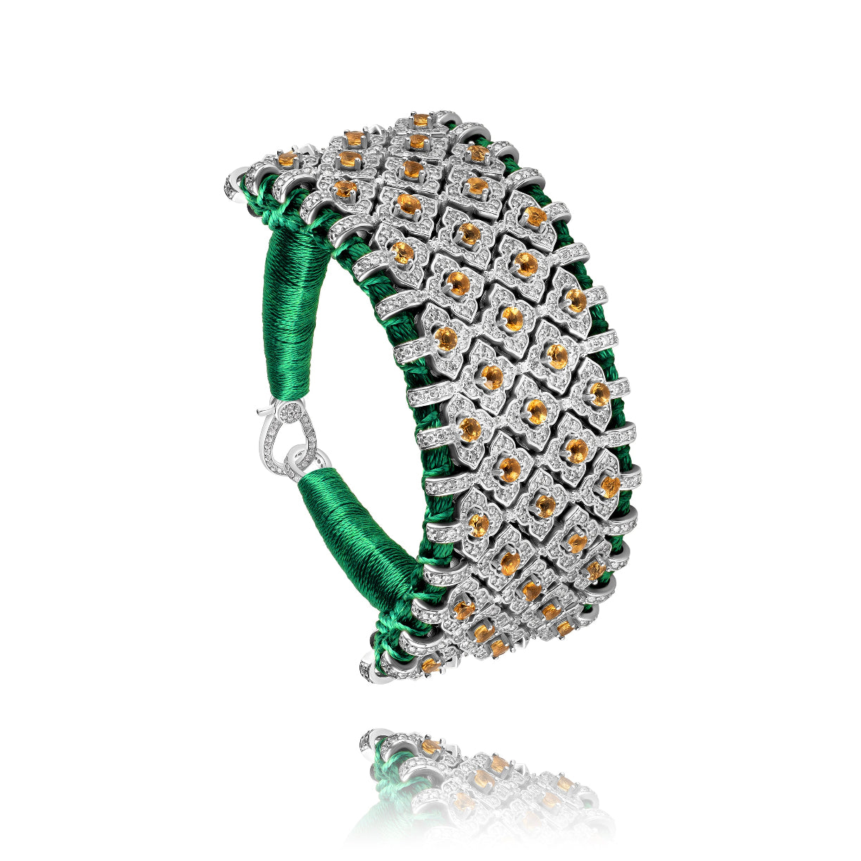 Bracelet Bahia Vert - Citrine