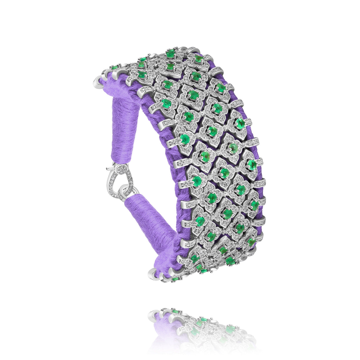 Bracelet Bahia Lilas - Emeraude