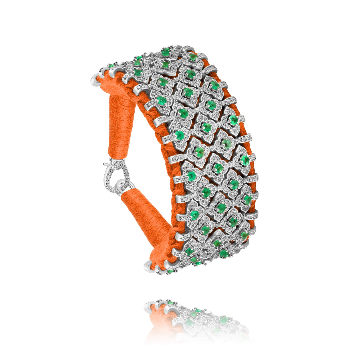 Bracelet Bahia Orange - Emeraude