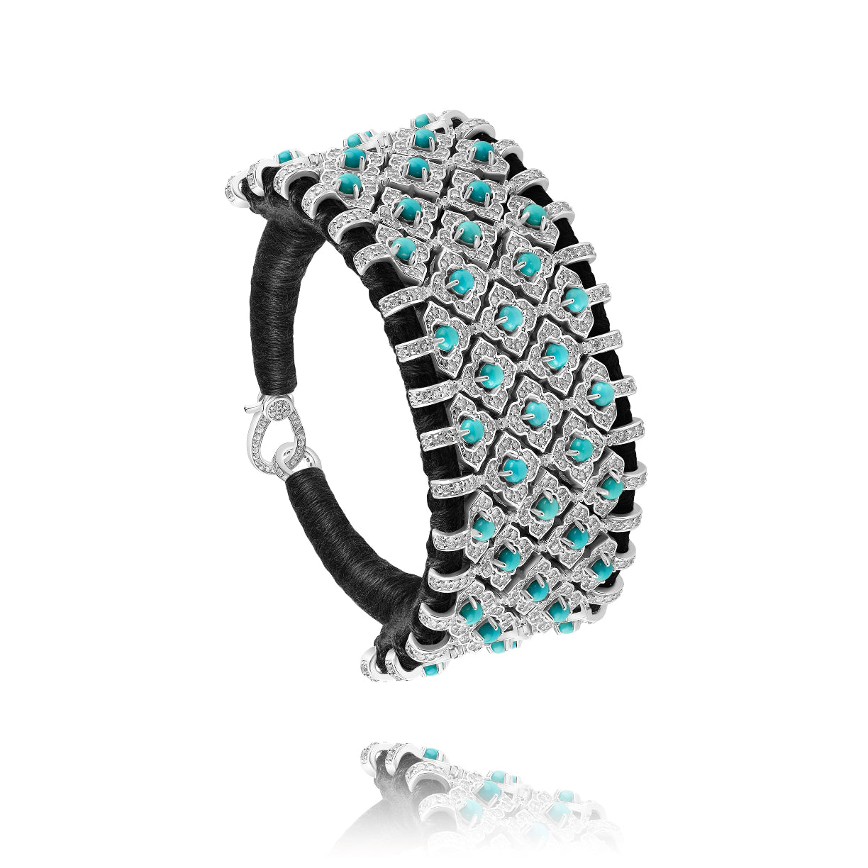 Bracelet Bahia Noir - Turquoise