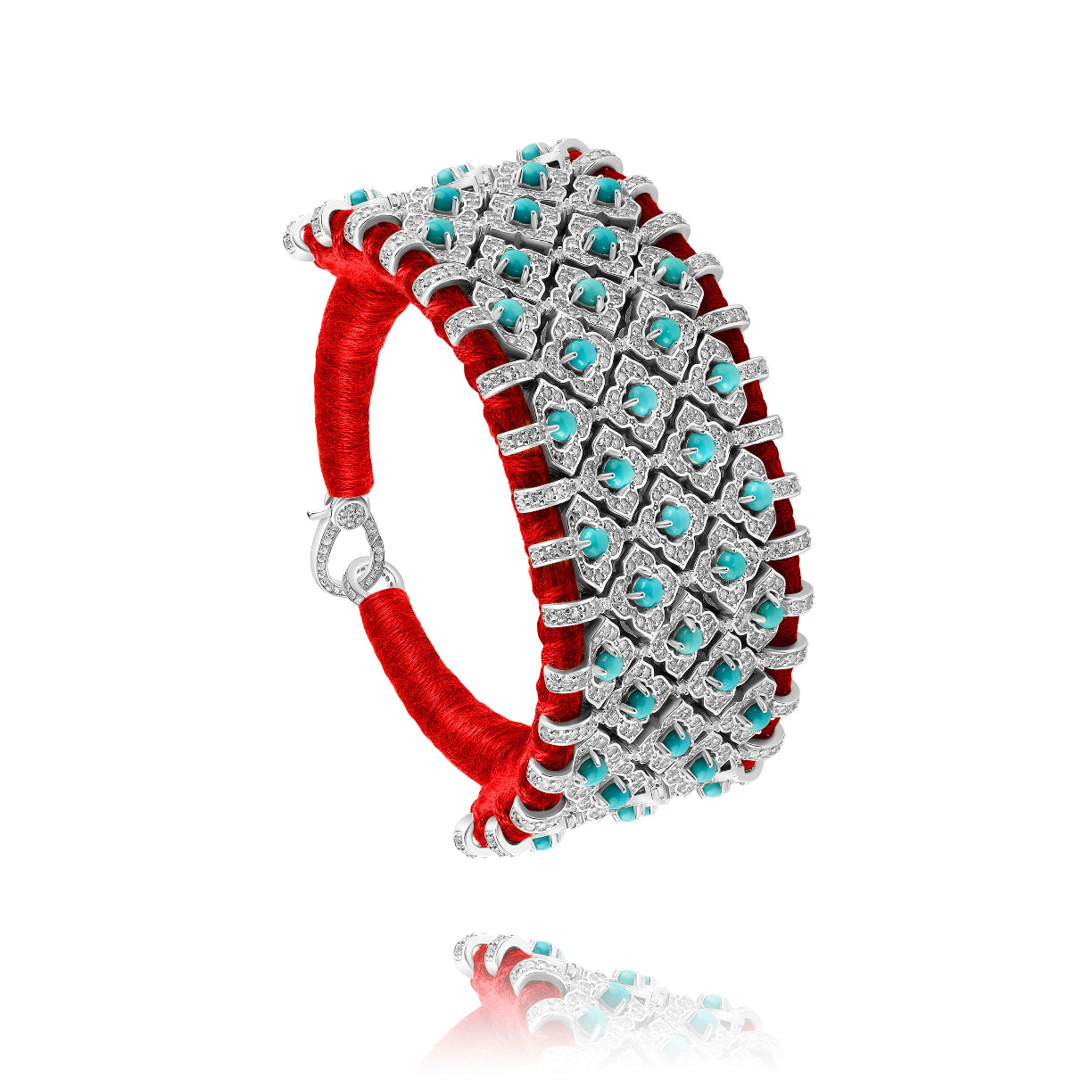 Bracelet Bahia Rouge - Turquoise